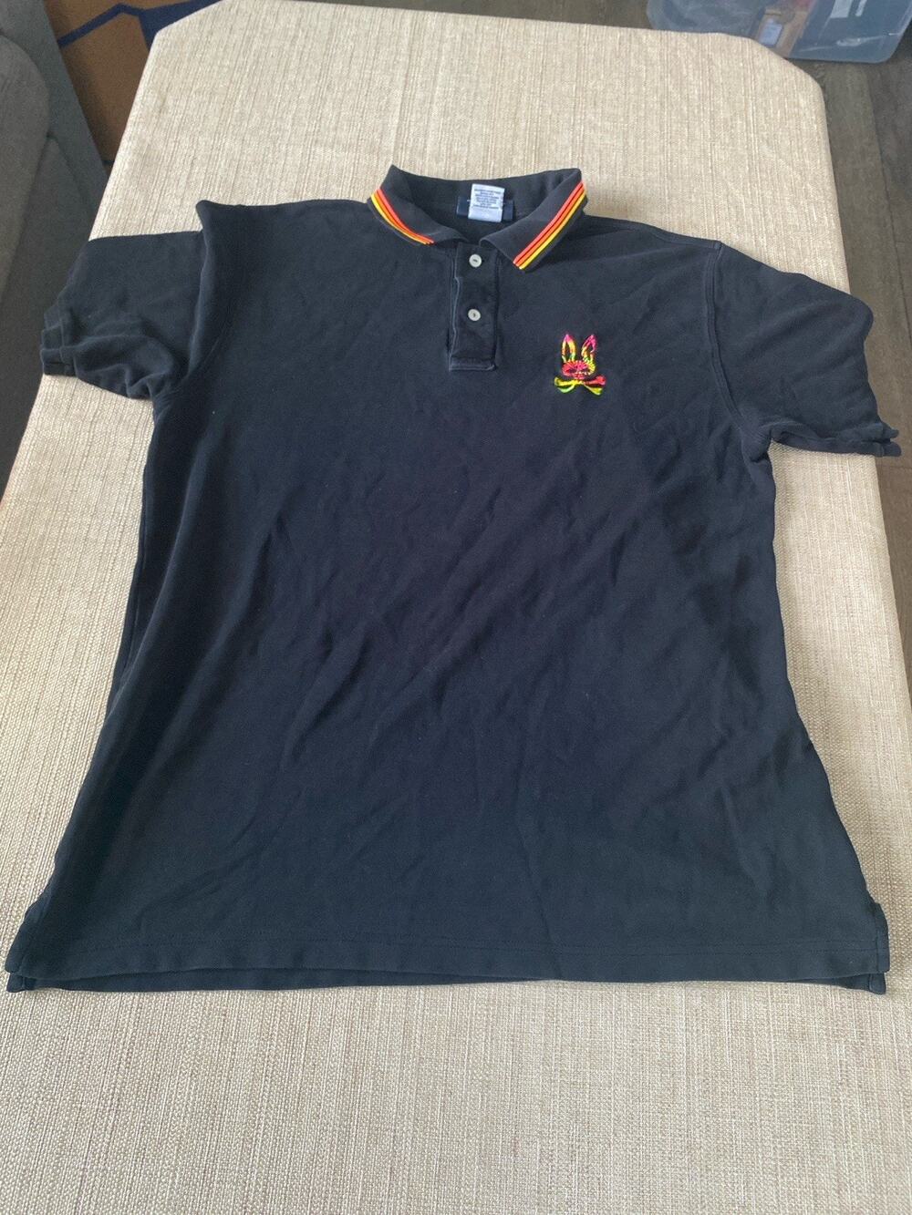 Psycho Bunny Men’s Surrey Polo Shirt Navy M